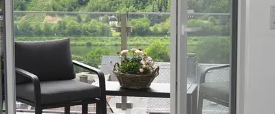 Ein Garten an der Unterkunft Appartements Im Sonnenberg
