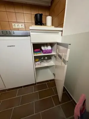 Küche/Küchenzeile in der Unterkunft Ferienwohnung in Lahnstein am Rhein