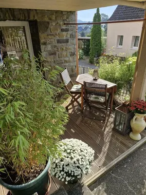 Ein Garten an der Unterkunft Alter Werkstatt
