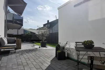 Das Gebäude in dem sich die Ferienwohnung befindet