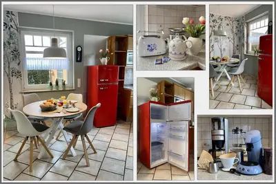 Küche/Küchenzeile in der Unterkunft Ferienwohnung Schöne Auszeit