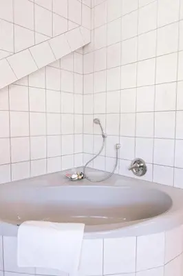 Ein Badezimmer in der Unterkunft Ferienwohnung Am Breyer Talbach