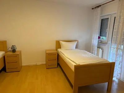 Ein Bett oder Betten in einem Zimmer der Unterkunft Ferienhaus Seilerbahn 17