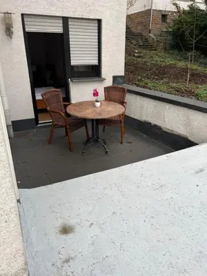 Ein Balkon oder eine Terrasse in der Unterkunft Ferienhaus Seilerbahn 17