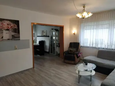 Ein Sitzbereich in der Unterkunft Sankt Goar EG, Schön gelegene Ferienwohnung