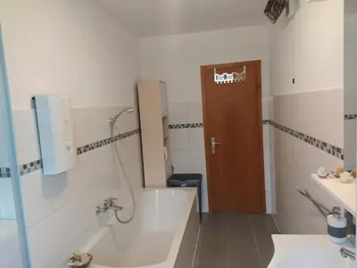 Ein Badezimmer in der Unterkunft Sankt Goar EG, Schön gelegene Ferienwohnung