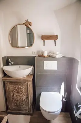 Ein Badezimmer in der Unterkunft _Ferienhaus Leutesdorf Rheinzeit 614 schönes Haus direkt am Rhein