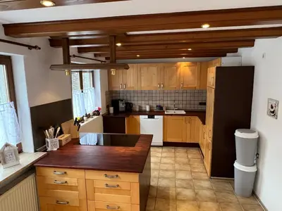 Küche/Küchenzeile in der Unterkunft 3 Zimmer Ferienwohnung Denis