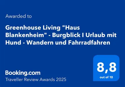 Ein Zertifikat, Auszeichnung, Logo oder anderes Dokument, das in der Unterkunft Greenhouse Living 