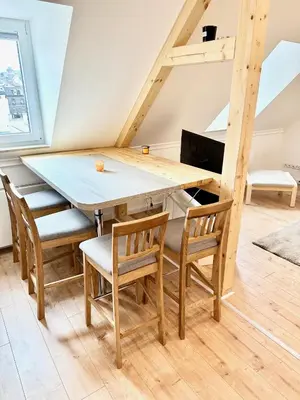TV/Unterhaltungsangebot in der Unterkunft Stadthaus Apartment Bachperle