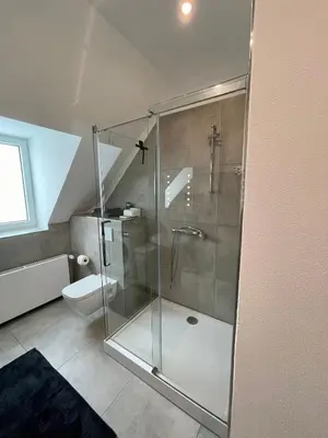 Ein Badezimmer in der Unterkunft Stadthaus Apartment Bachperle