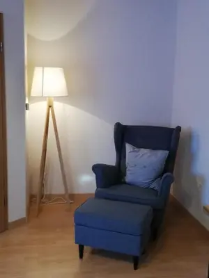 Ein Sitzbereich in der Unterkunft Haus Oldenburg