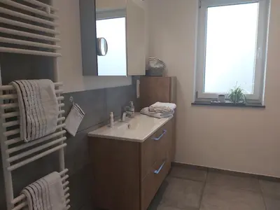 Ein Badezimmer in der Unterkunft Maison Vulkanstein