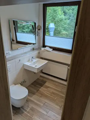 Ein Badezimmer in der Unterkunft Jagdhaus Rech - Ahr