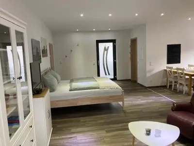 Ein Bett oder Betten in einem Zimmer der Unterkunft Wohnung in Schalkenbach-Vinxt