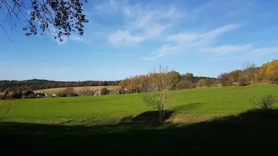Naturlandschaft in der Nähe des Privatzimmers