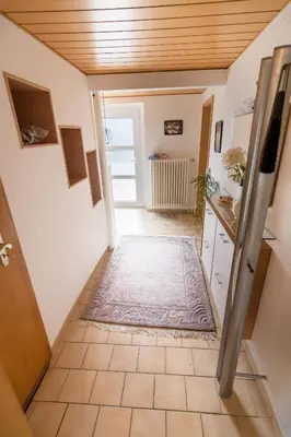 Küche/Küchenzeile in der Unterkunft Ferienwohnung Richards