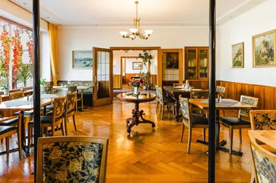 Ein Sitzbereich in der Unterkunft Baudobriga Rheinhotel