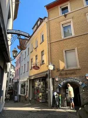 Das Gebäude in dem sich die Ferienwohnung befindet