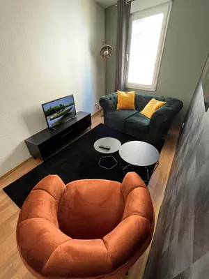 Ein Sitzbereich in der Unterkunft Meyver Cochem Centrum.