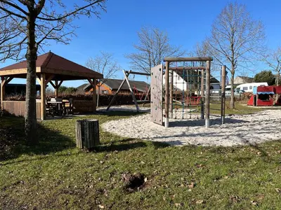Ein Kinderspielbereich in der Unterkunft Wohnung mit Panoramablick