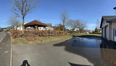 Das Gebäude in dem sich die Ferienwohnung befindet