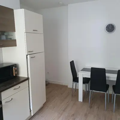 Küche/Küchenzeile in der Unterkunft Ferienwohnung Nina