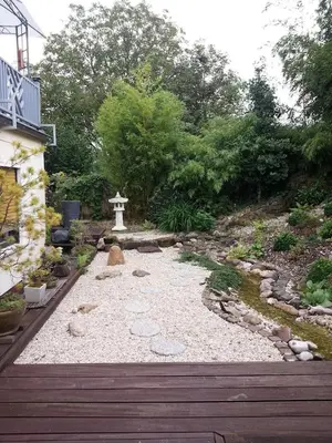 Ein Garten an der Unterkunft Ferienwohnung Katharina