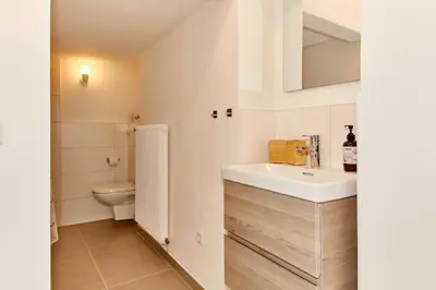 Ein Badezimmer in der Unterkunft NEU!!! Moselbleibe Uferallee