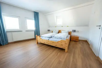 Ein Bett oder Betten in einem Zimmer der Unterkunft Ferienhaus Sonni