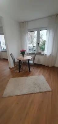 Ein Sitzbereich in der Unterkunft Ferienhaus Sonni