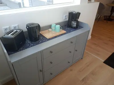 Kaffee-/Teezubehör in der Unterkunft Stübchen
