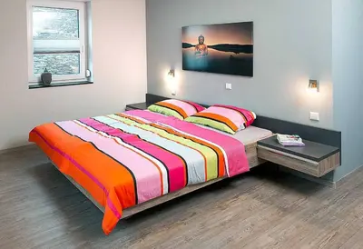 Ein Bett oder Betten in einem Zimmer der Unterkunft Appartement im Sonnenberg