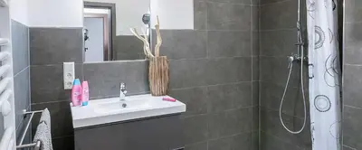 Ein Badezimmer in der Unterkunft Appartement im Sonnenberg