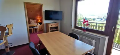 TV/Unterhaltungsangebot in der Unterkunft Apartment mit Balkon