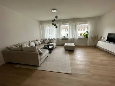 Ein Sitzbereich in der Unterkunft Comfort Corner at Campus Birkenfeld