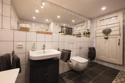 Ein Badezimmer in der Unterkunft Gut Magdalenenhof