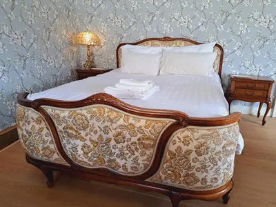 Ein Bett oder Betten in einem Zimmer der Unterkunft Haus Moselwald - 3 bedrooms